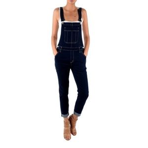 Kan Can Women's High Rise Jean Overalls NWT